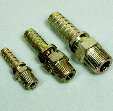 Click to enlarge - Male stem for use in conjunction with 700 female parts and into bushings. Mild steel parts are zinc plated.